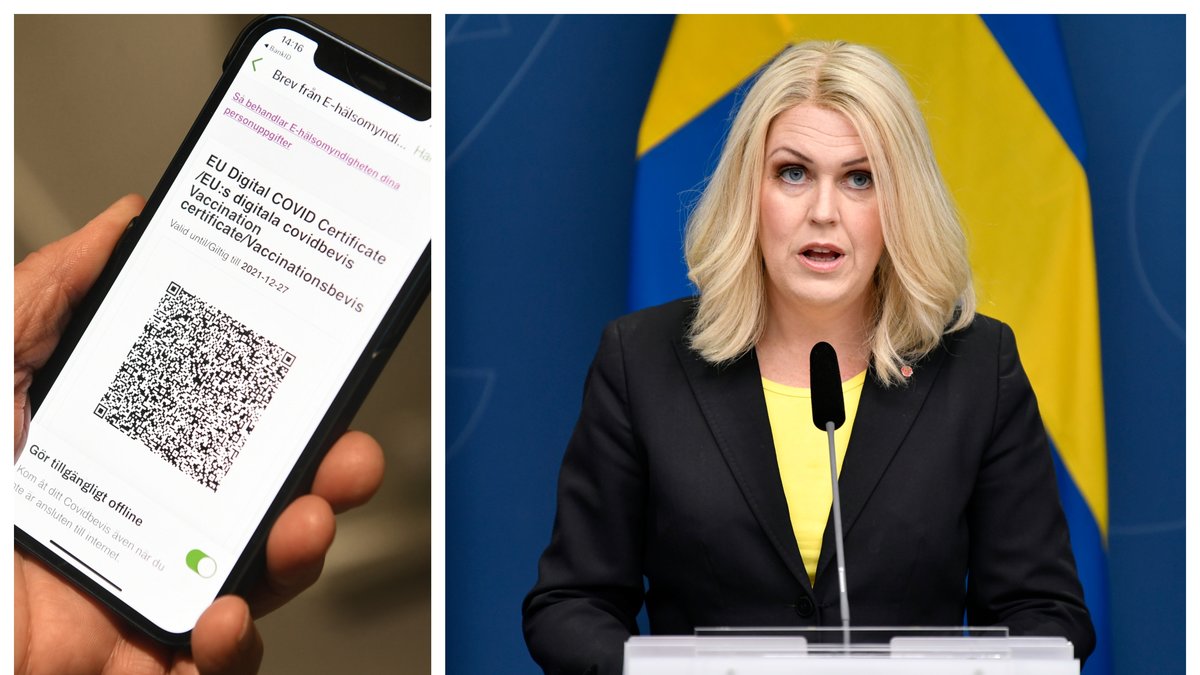 Socialminister Lena Hallengren och kulturminister Amanda Lind höll pressträff på onsdagen.